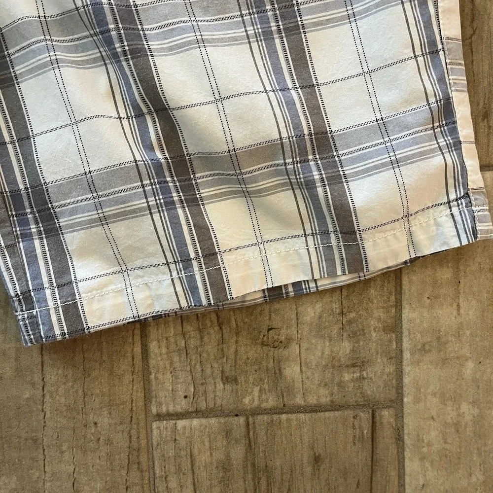 Weatherproof Plaid Shorts Mens Casual Flat Front Golf Shorts‎
